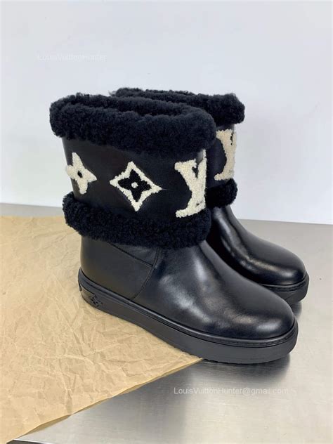 louis vuitton booties|louis vuitton shearling boots.